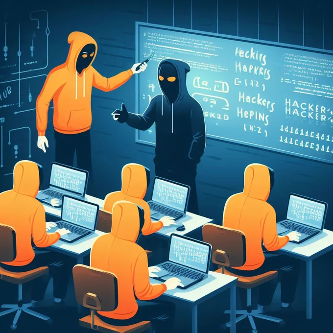 Hackers teaching hackers helping hackers. 