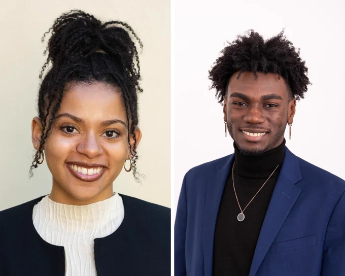 NYU Alumni 2023 U.S. Rhodes Scholars - Tatyana Nieves Brown and Donovan Dixon