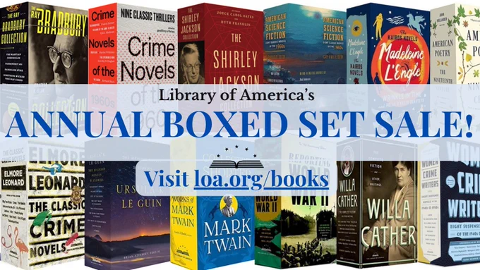 Library of America's Annual Boxed Set Sale
Visit loa.org/books