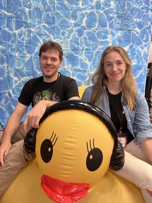 Fiona and Ariel at #RubyConf 2023