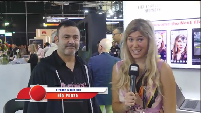 Interview with Gio Punzo, CEO of Streann Media at IBC 2023 about TV 3.0 - Television, AI & Social Media Integration