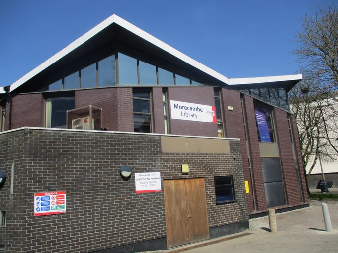 Outside view of Morecambe Library