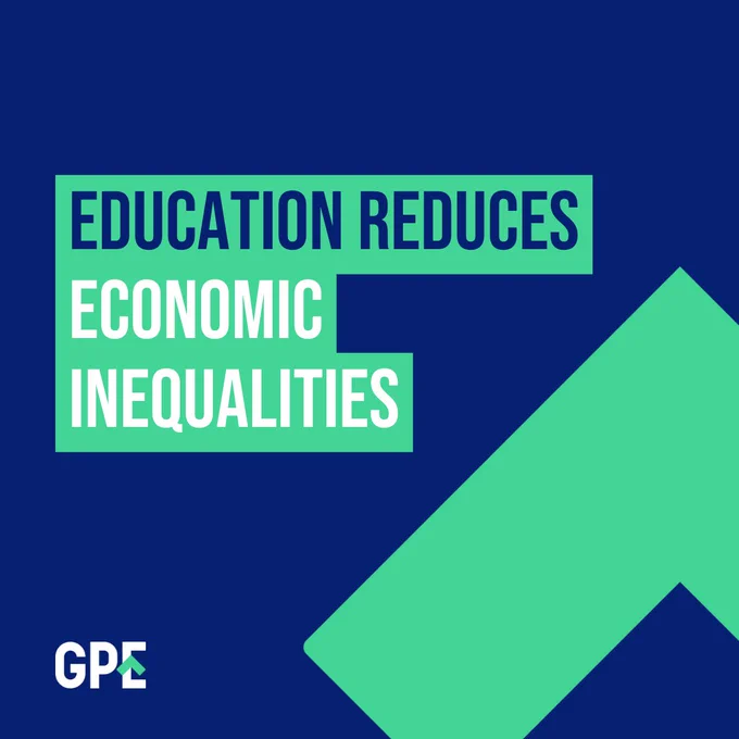 Education reduces economic inequalities.