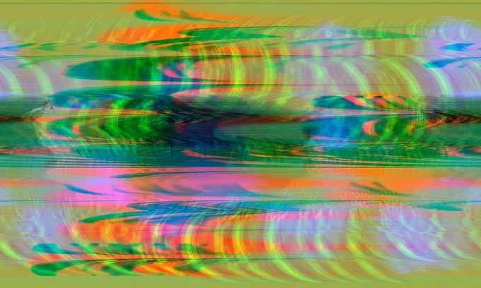 Daniel Temkin: “Glitchometry Circles #6,” 2013