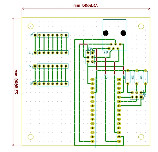 KiCAD PCB Layout mirrored printout