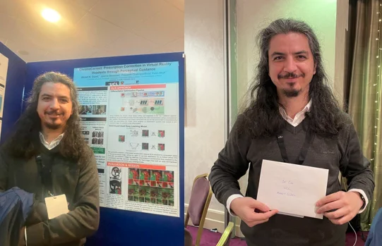 Ahmet Guzel's Poster Award at UKRI AI CDT Conference 2023 in Bristol, United Kingdom.