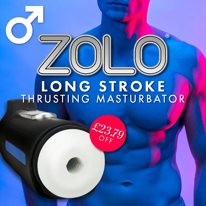 Zolo Long Stroke Toy for Men - Simply Pleasure Social media Image - 10% 0ff