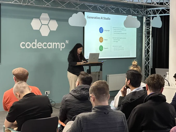 Ivy sharing the possibilities you have with using Vertex for generative AI.