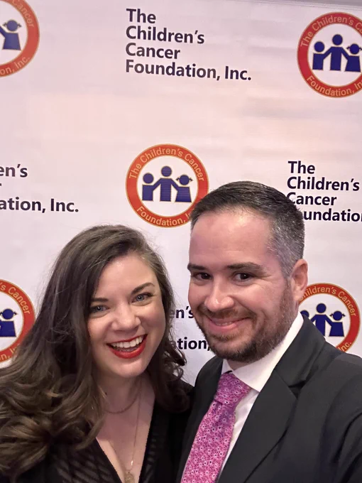 Lisa Carey and her spouse dressed up for the CCF gala@