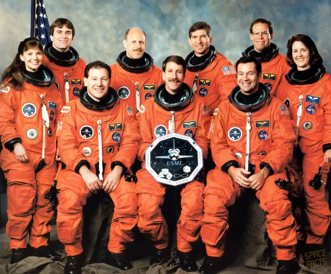 I’m proud to have been part of the great team in this picture - and including people whose names you don't hear much. From Glenn Holt and Dave Matthiesen, backup scientists for the flight, to Payload Specialists Fred Leslie and Al Sacco - as well as all the scientists, engineers that supported us from the ground. Every ISS experiment had their start on flights like STS-73.