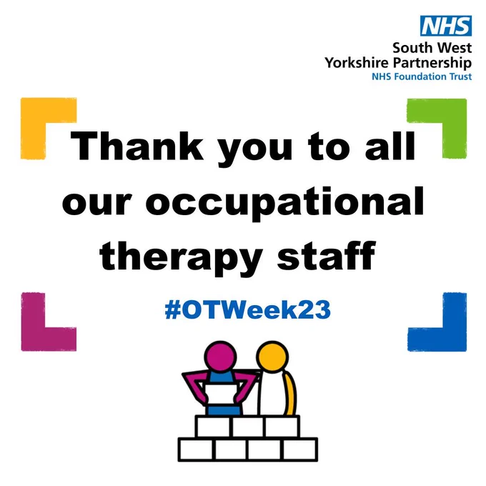 Graphic that says - thank you to all our occupational therapy staff