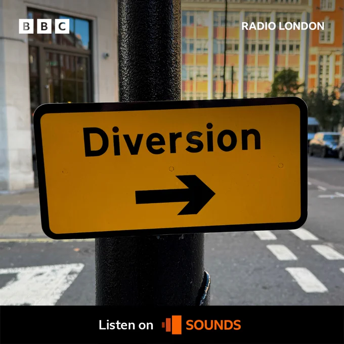 A diversion sign