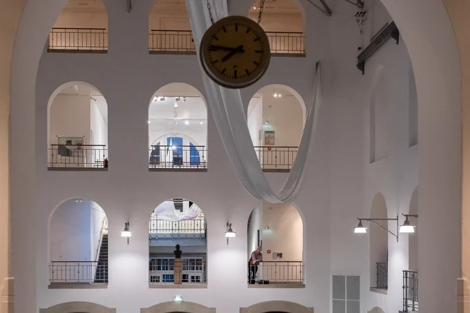 The Gallery of the Office for Academic Heritage of TUD, setting of the residency exhibitions. photo: TUD 