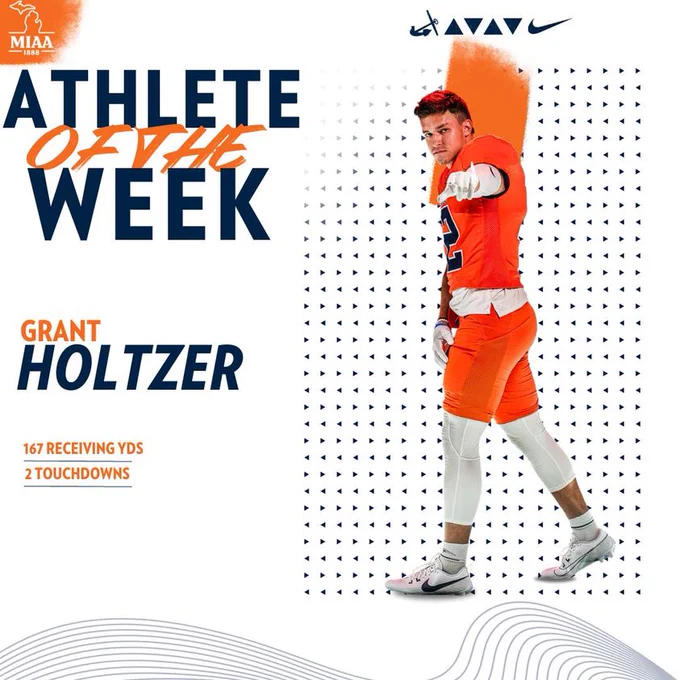 Grant Holtzer points to the camera.