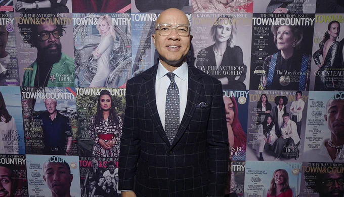 Darren Walker backstage at Town & Country Philanthropy Summit