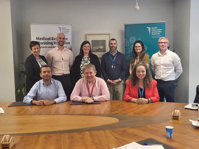 International Atomic Energy Agency HIQA Visit August John Tuffy Agnella Craig 2023