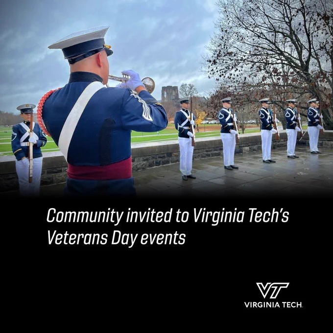 Community invited to Virginia Tech’s Veterans Day events
