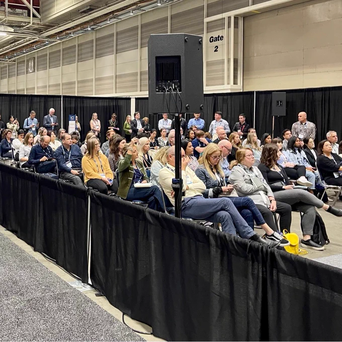 The audience at the Steelcase Health presentation at the Healthcare Design Conference.