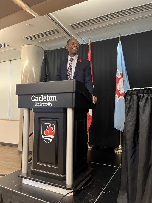 The Speaker of the House of Commons, Greg Fergus. 