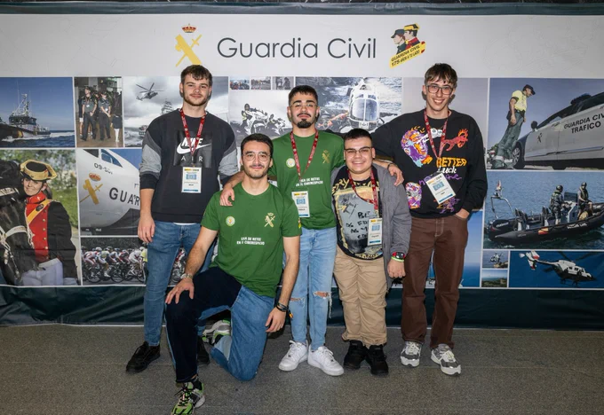 Equipo Jinchomaniacos ganador de la quinta edición de la National Cyber League de la Guardia Civil 