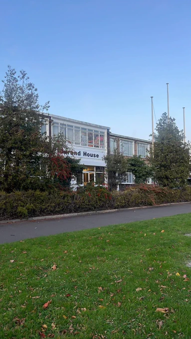 A view across the road from Durand House in Manor Royal