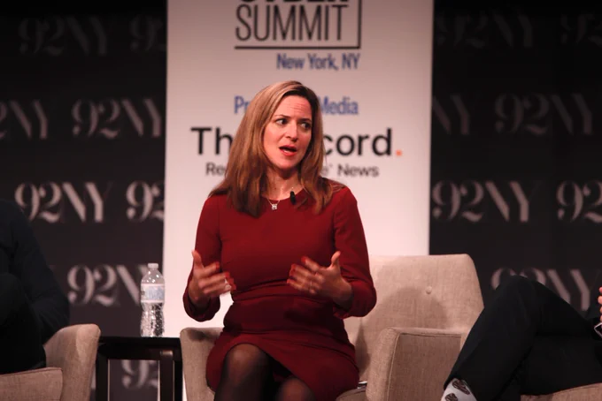 Jocelyn Benson at the 2023 Aspen Cyber Summit.