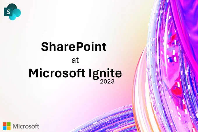 This is a guide to Share so you get the Point (about SharePoint today, and tomorrow). Join in! Microsoft SharePoint at Ignite 2023 (November 14-17). Business runs on content. By 2025, there will be 130 billion terabytes of content–from contracts and invoices, to designs and videos. And to digest all of what’s new and how it fits into your now and soon after, join us for Microsoft Ignite 2023 (Nov.14-17) to learn how AI-powered content management in Microsoft 365 enables content intelligence, optimizes critical business processes, improves governance, and prepares your content for Copilot. Discover the best of what's next in technology, problem-solve with experts, and make global connections to empower yourself to lead your organization. 