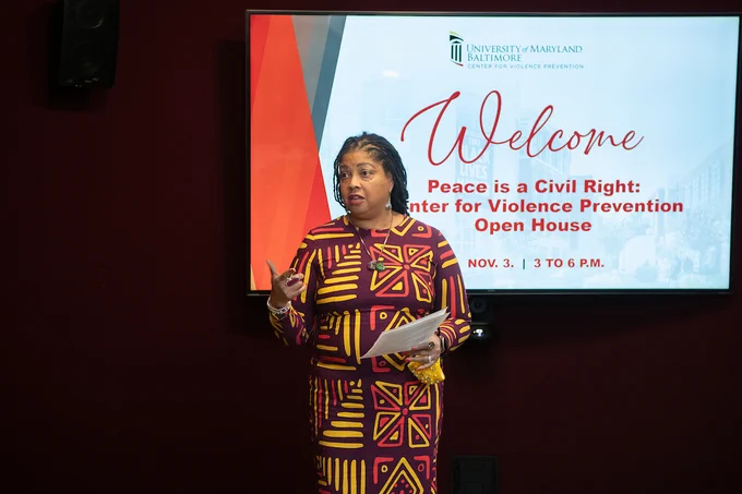 Nadine Finigan-Carr, executive director of the Center for Violence Prevention at the University of Maryland, Baltimore