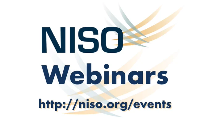 NISO Webinars logo with URL: http://niso.org/events