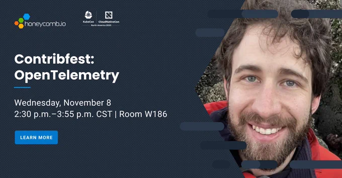 Join Senior Software Engineer Tyler Helmuth for Contribfest: OpenTelemetry today at 2:30PM CST in Room W186.