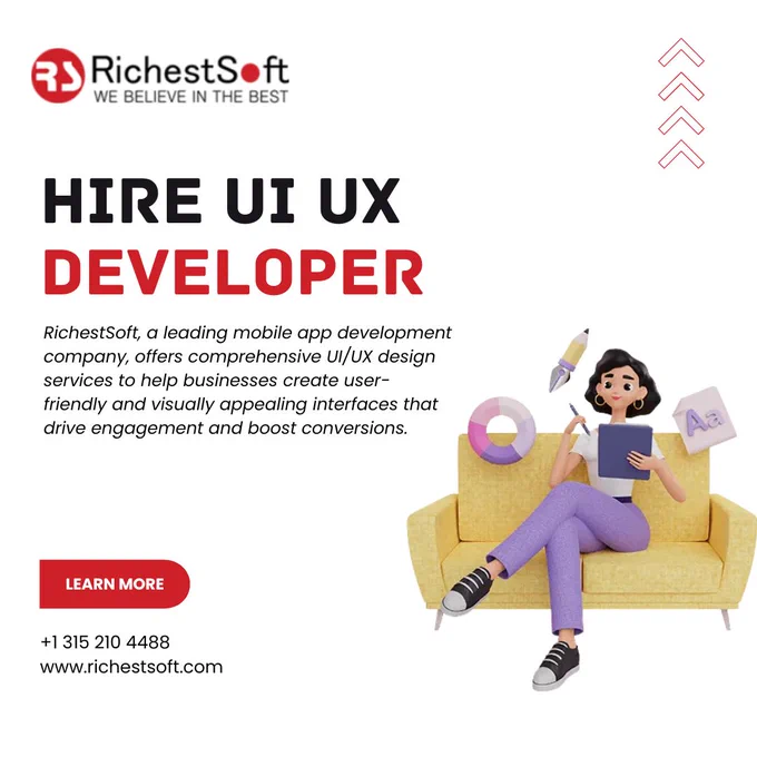 At RichestSoft, we have developers who have the expertise needed to create UI/UX-based applications. Check it out now!