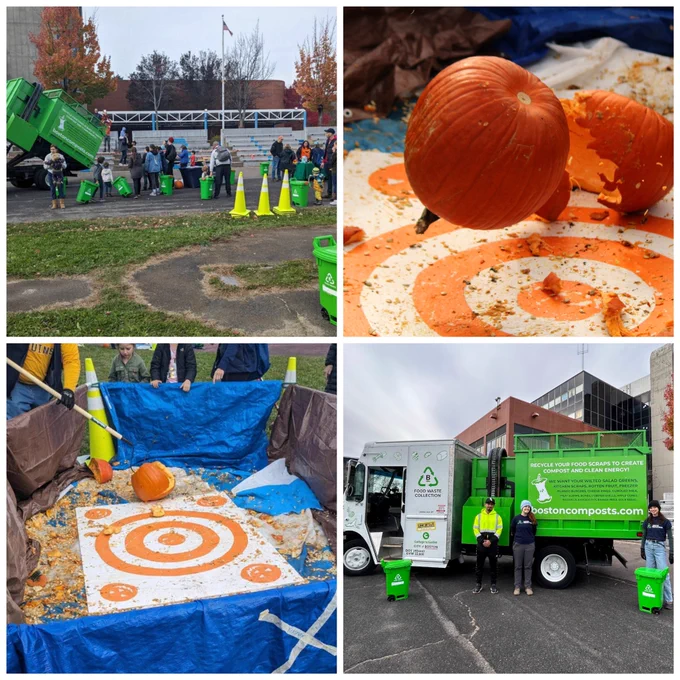 Picture: PWD Zero Waste Pumpkin Smash Event at English High School.