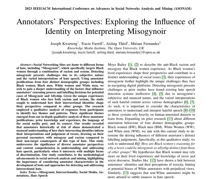 Screenshot of the research article Joseph Kwarteng was referring to
