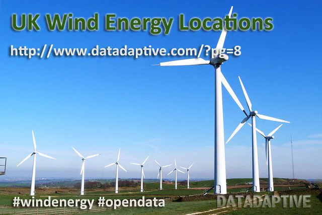 Photo of onshore wind turbines