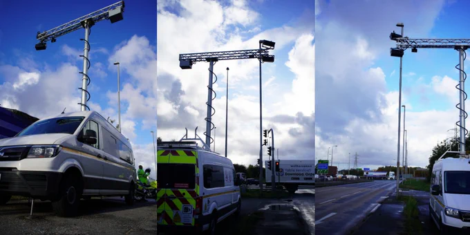Artificial Intelligence (AI) used in cameras to detect road traffic offences on Merseyside. 