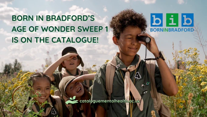 Born in Bradford's Age of Wonder Sweep 1 is on the catalogue of mental health measures