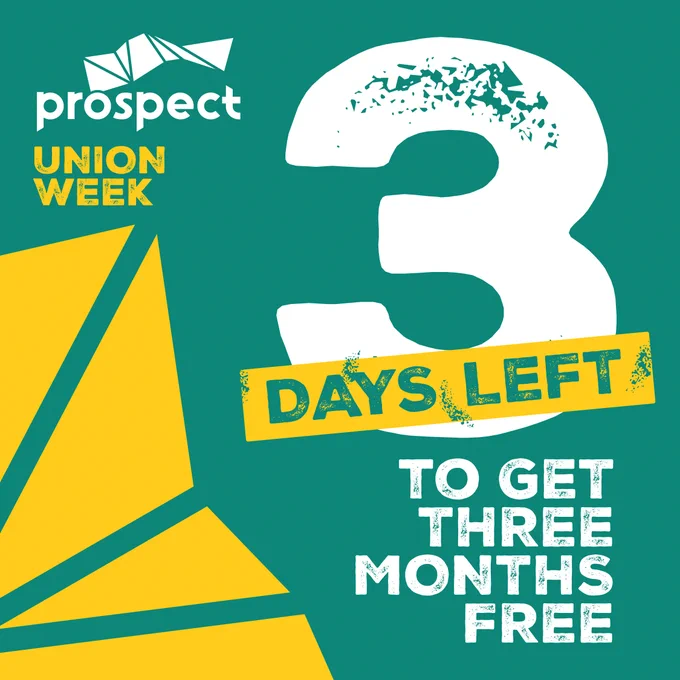 Union Week. 3 days left to get three months free