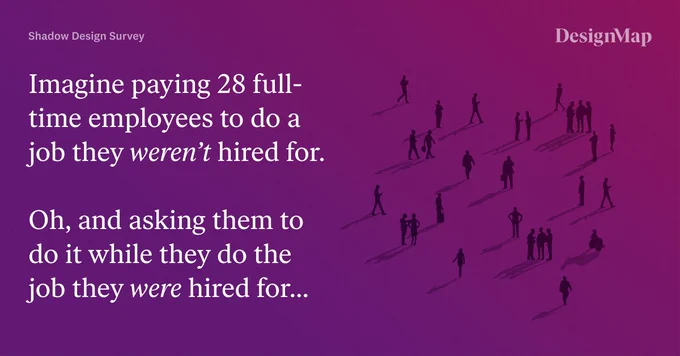 Imagine paying 28 full-time employees to do a job they weren’t hired for. 

Oh, and asking them to do it while they do the job they were hired for...