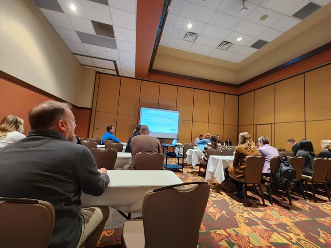 People attending a session at the 2023 WACRAO Annual Conference