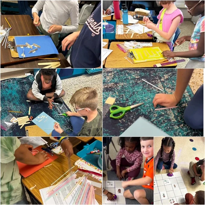 collage of students as innovative designers