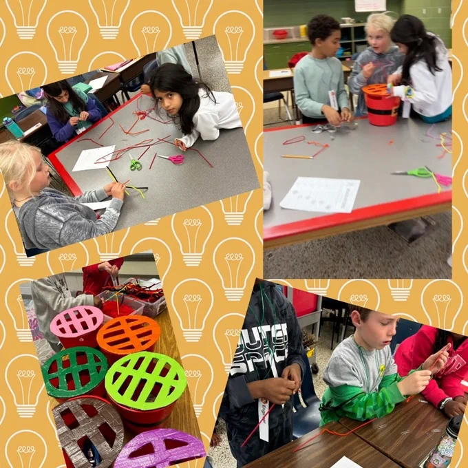 collage of students as innovative designers