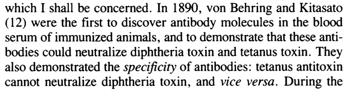 From "The generative grammar of the immune system" by Niels K Jerne (EMBO, 1985) PMID: 2410261

Also see his Nobel lecture of the same title.