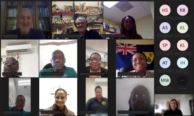 Colour image of screenshot from the virtual CITES awareness and training package copyright JNCC