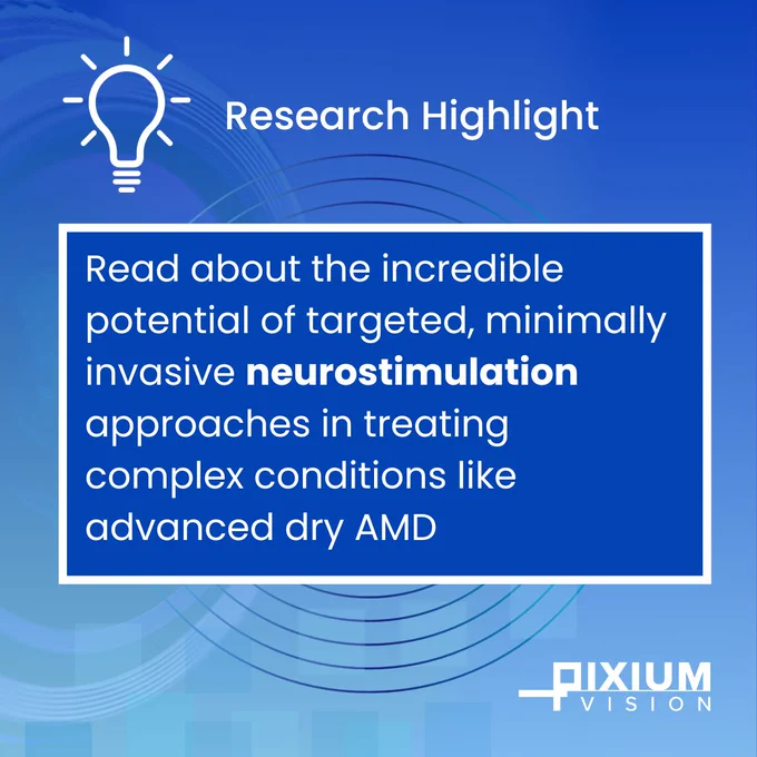 👁️ Groundbreaking study on PRIMA microchip for age-related  #maculardegeneration shows promising results!

Minimally invasive, maintains retinal health over 36 months, offering a safer alternative to traditional procedures.