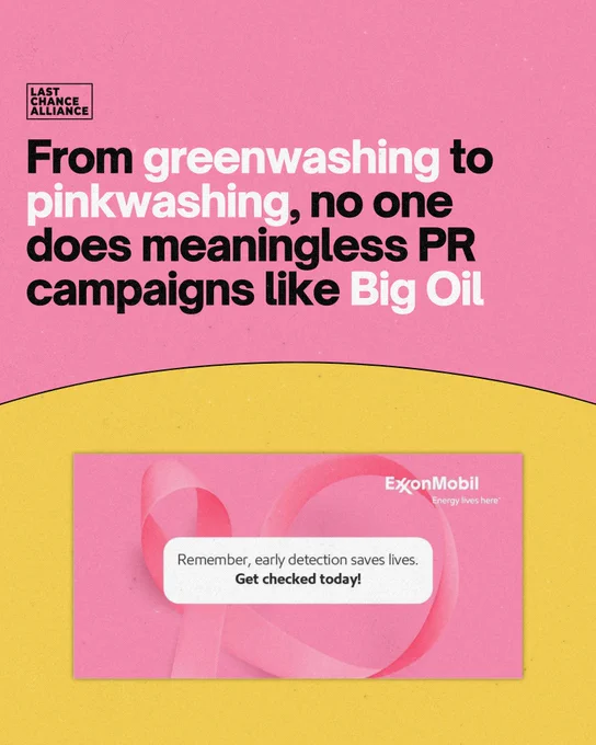From greenwashing to pinkwashing, no one does meaningless PR campaigns like Big Oil