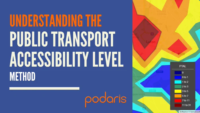Understanding the Public Transport Accessibility Level method podaris