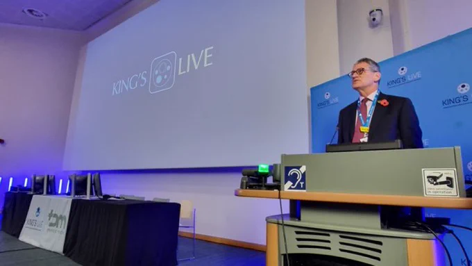 Professor Clive Kay, Chief Executive at King’s, spoke at King’s Live 2023, which is an annual endoscopy event that includes live demonstrations and presentations about the future direction of the specialty.
