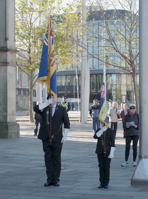 Royal British Legion Flags in Centenary Square