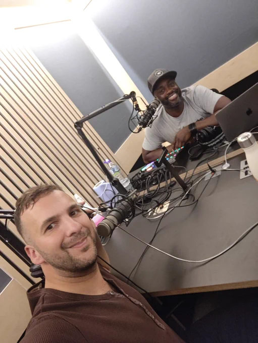 Zack and Pierre in the studio!