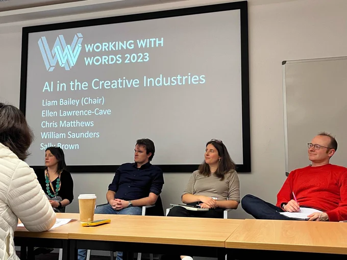 Serious faces on for the AI panel